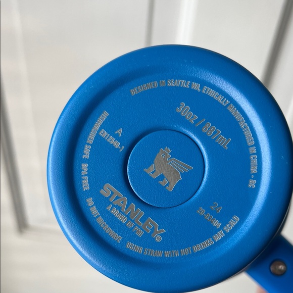 Stanley 30 oz. Quencher H2.0 FlowState Blue Red Multi Tumbler *Read Description - Picture 11 of 13